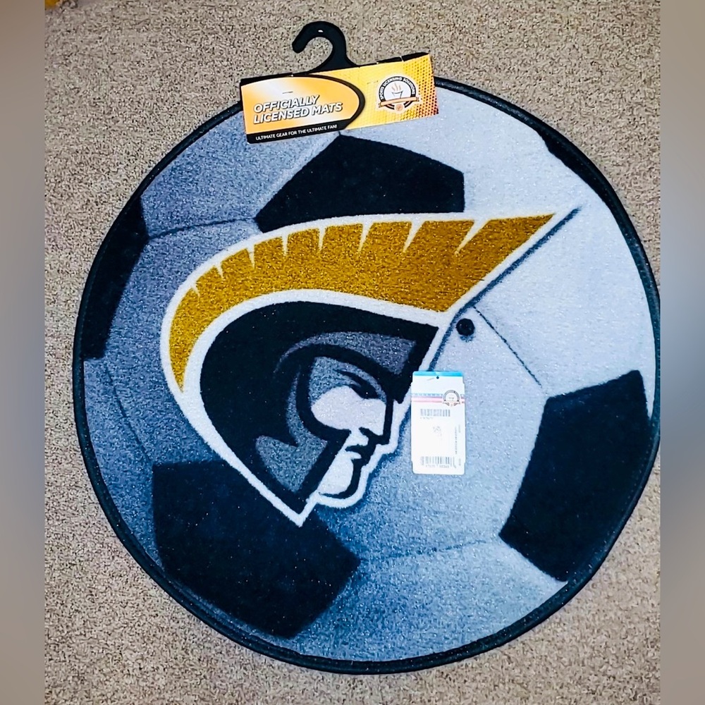 Anderson (SC) Trojans Soccer Ball Mat | NWT | Approximately 27” in Diameter
